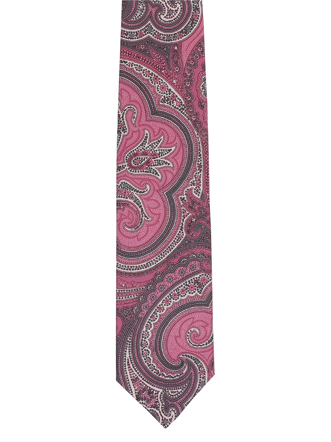 

Alvaro Castagnino Men Pink & White Printed Broad Tie