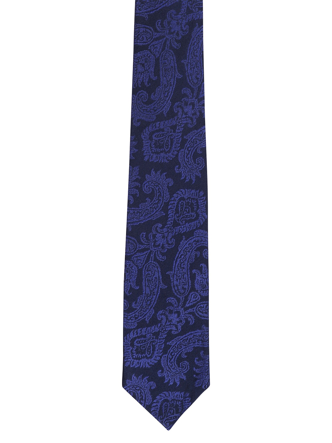 

Alvaro Castagnino Men Black & Blue Checked Broad Tie