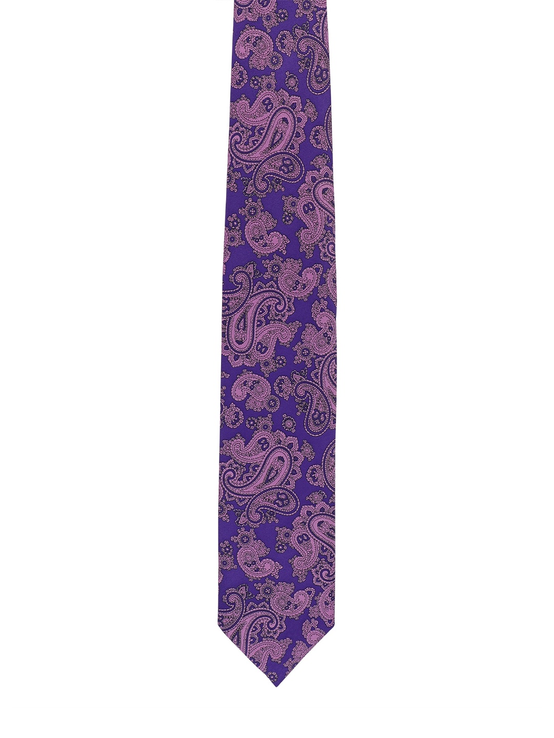 

Alvaro Castagnino Men Purple & Pink Woven Design Broad Tie