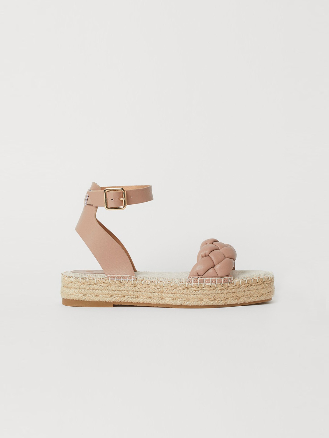 

H&M Women Braided Espadrilles, Beige
