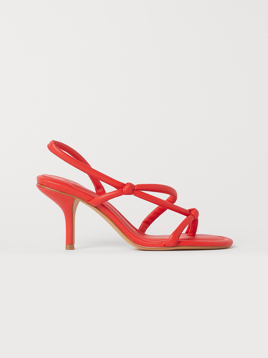 

H&M Women Red Solid Sandals