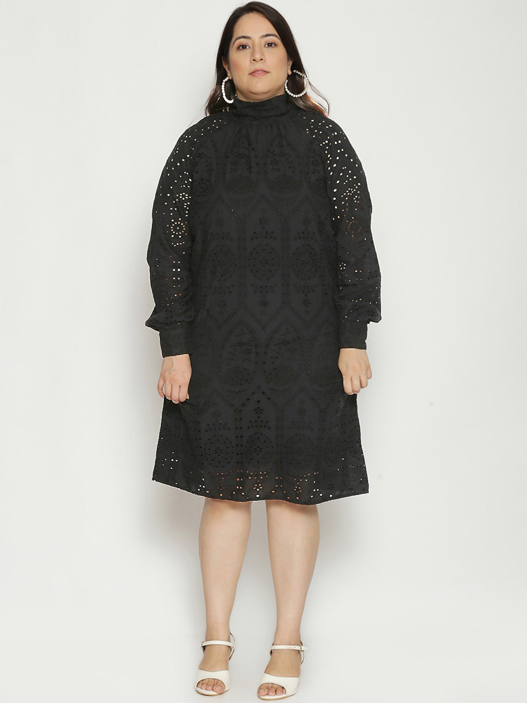 

Oxolloxo Black A-Line Dress