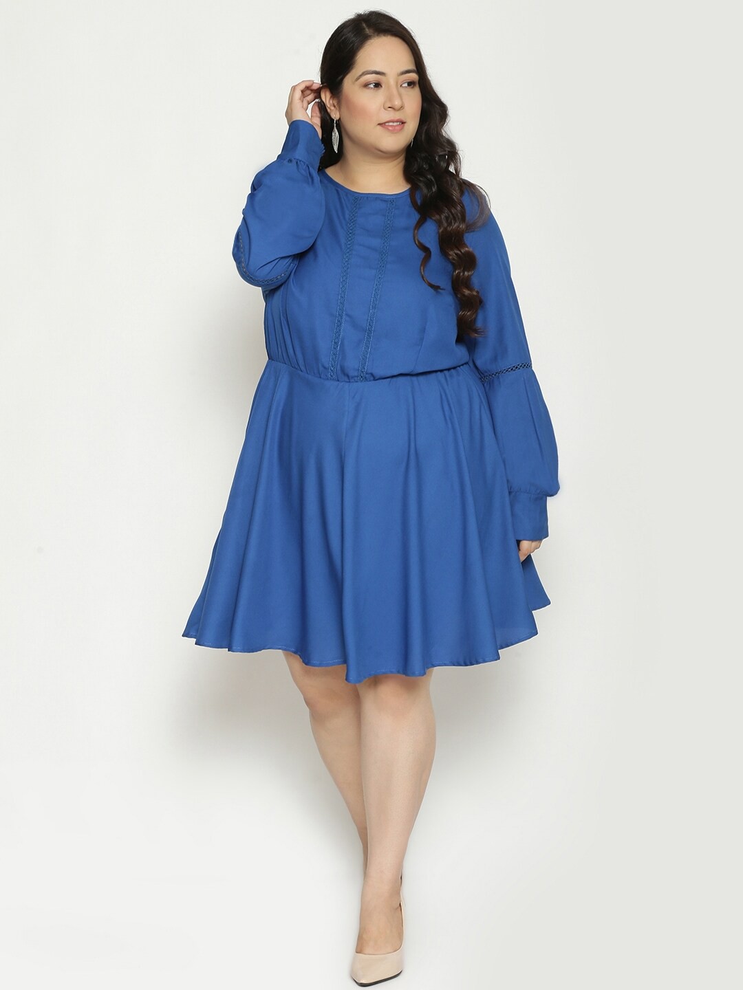 

Oxolloxo Blue Satin Dress