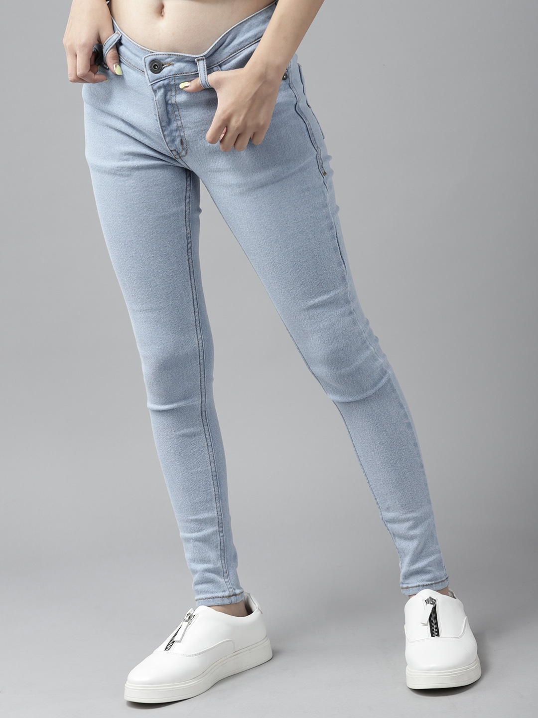 

UTH by Roadster Girls Blue Regular Fit Stretchable Jeans