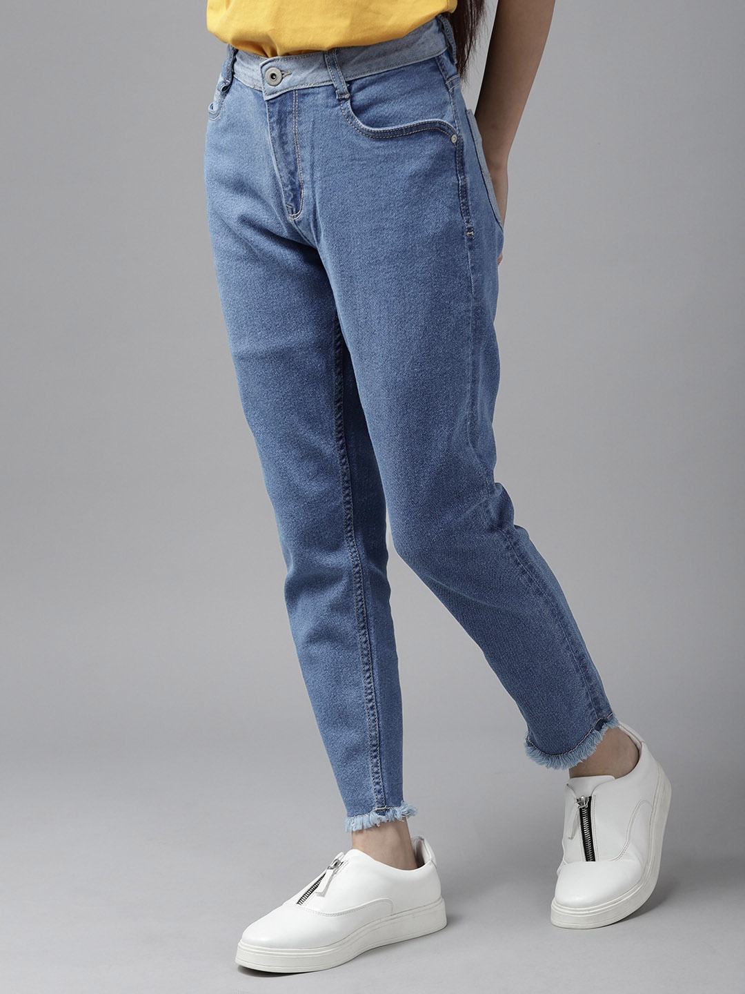 

UTH by Roadster Girls Blue Regular Fit Stretchable Jeans
