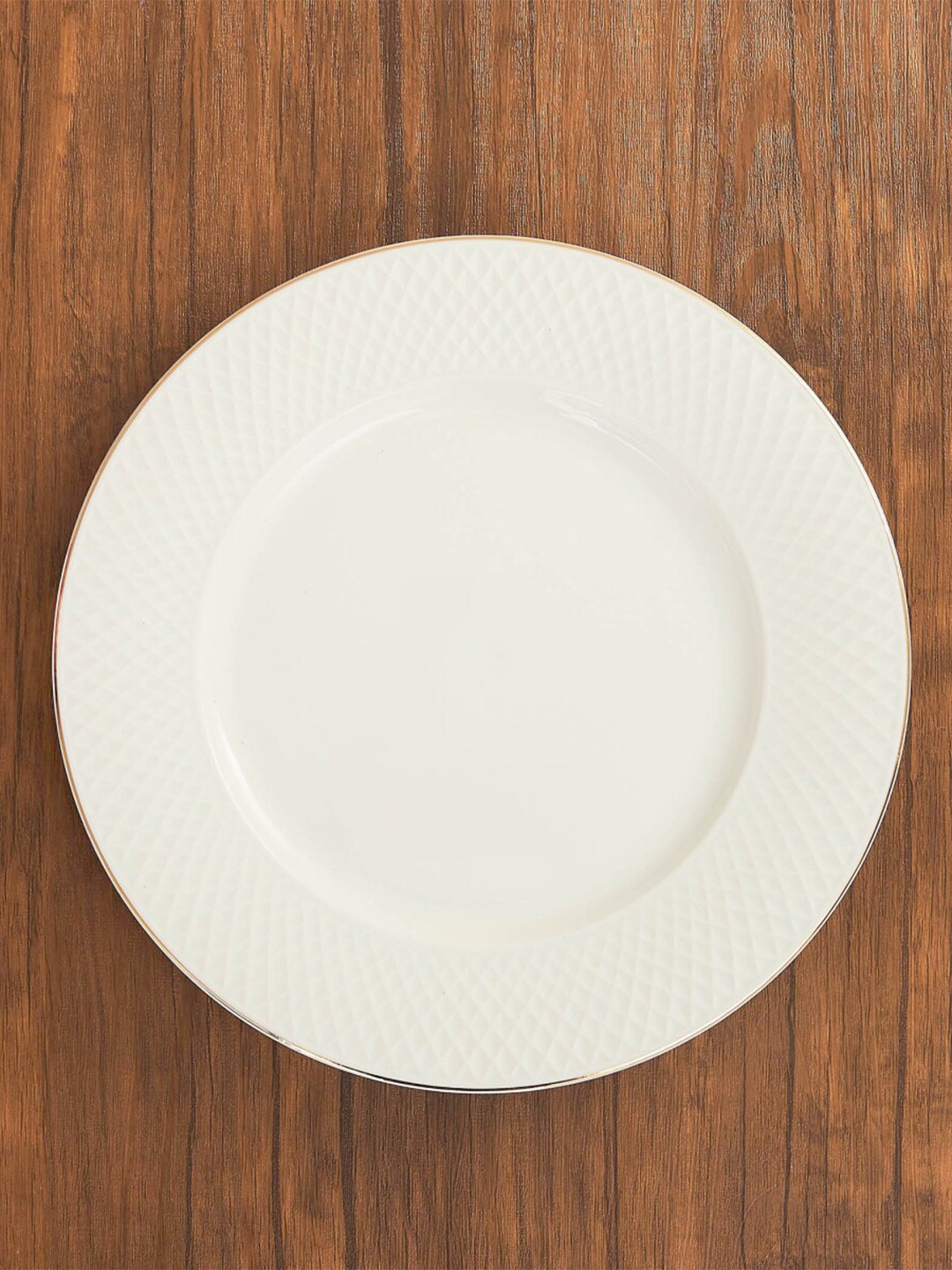 

Home Centre White 1 Piece Ceramic Matte Plate
