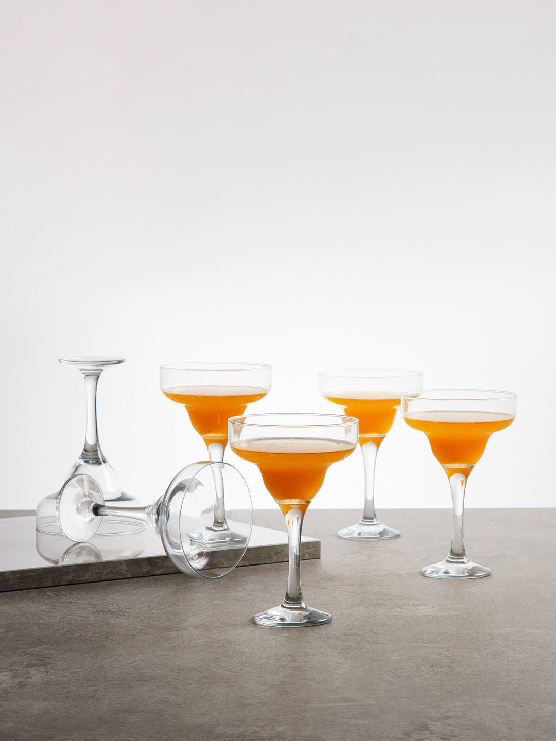 

Home Centre Set Of 6 Transparent Margarita Glasses