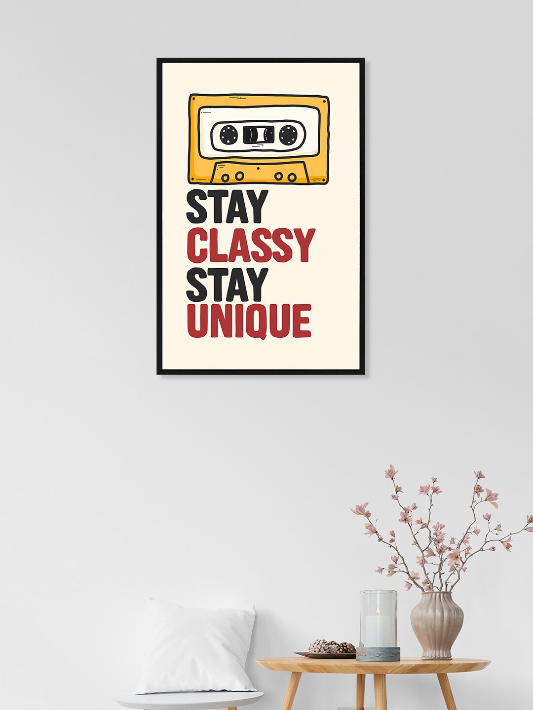 

nest ART Black & Maroon Paper Plane Print Quotes Framed Wall Art
