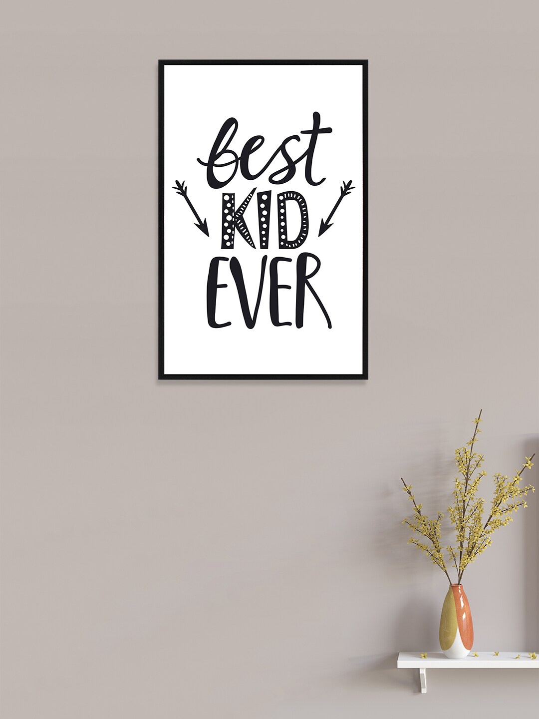 

nest ART White & Black Paper Plane Print Quotes Framed Wall Art
