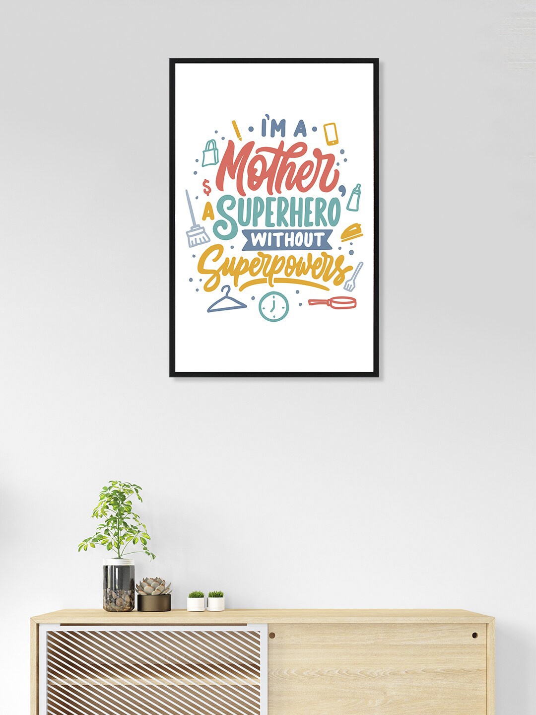 

nest ART White & Black Paper Plane Print Quotes Framed Poster Wall Art