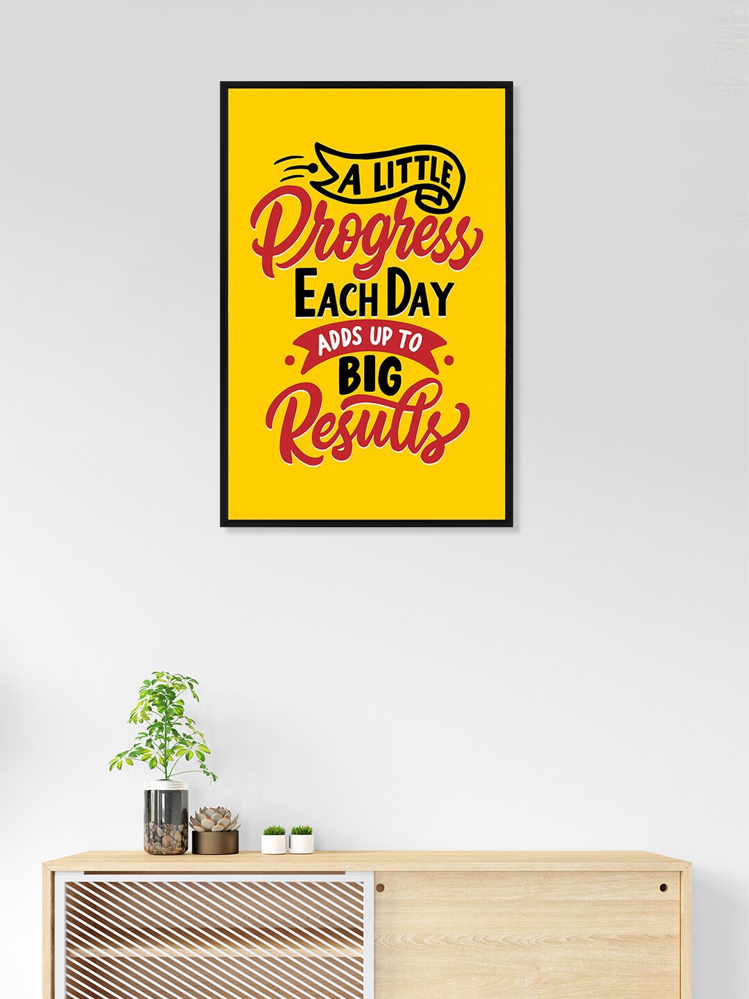 

nest ART Yellow & Red Paper Plane Print Quotes Framed Wall Art
