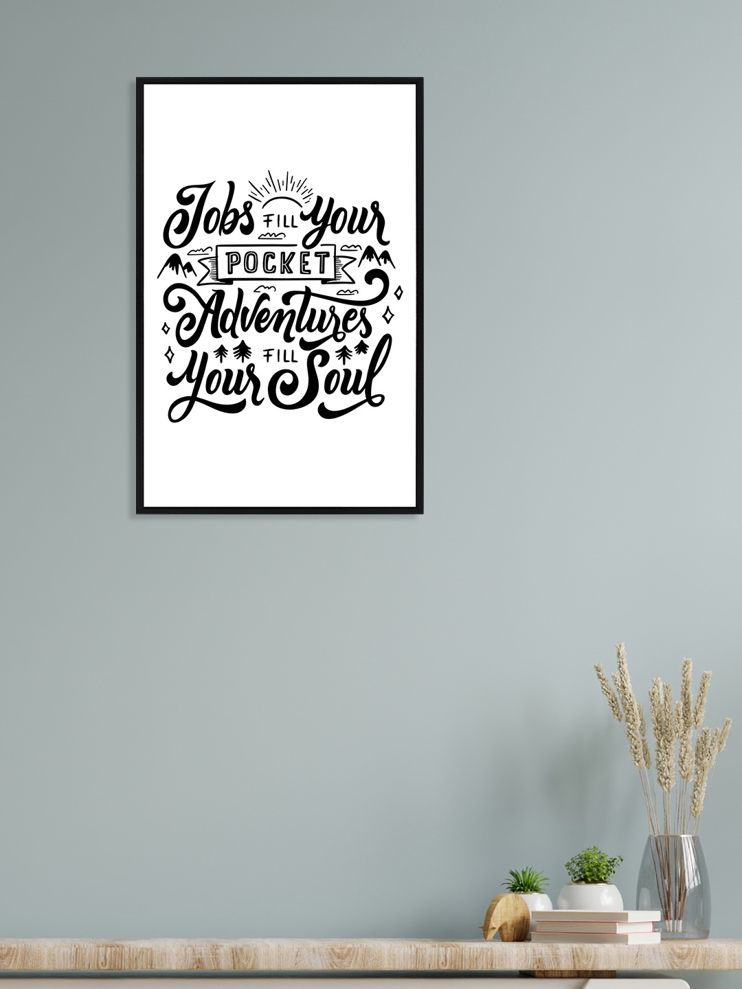 

nest ART White & Black Paper Plane Print Quotes Framed Wall Art