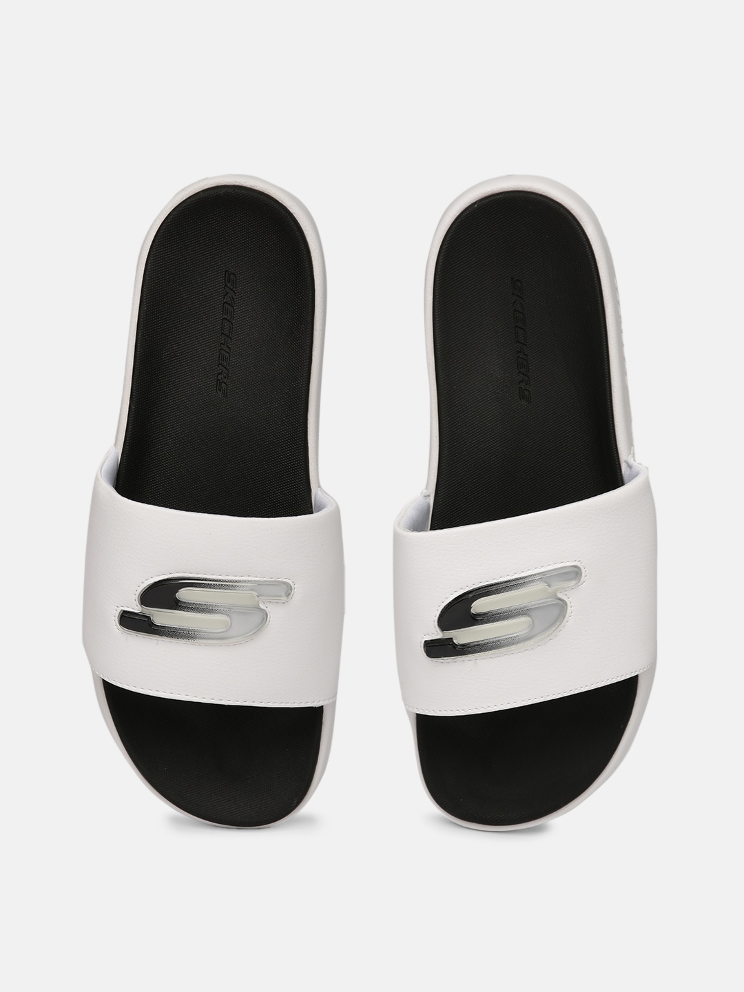 

Skechers Men Black Gambix 2.0 - Utopo Comfort Sandals, White