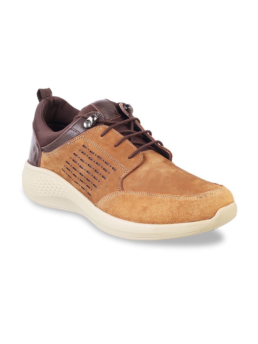 

Metro Men Tan Textured Suede Derbys