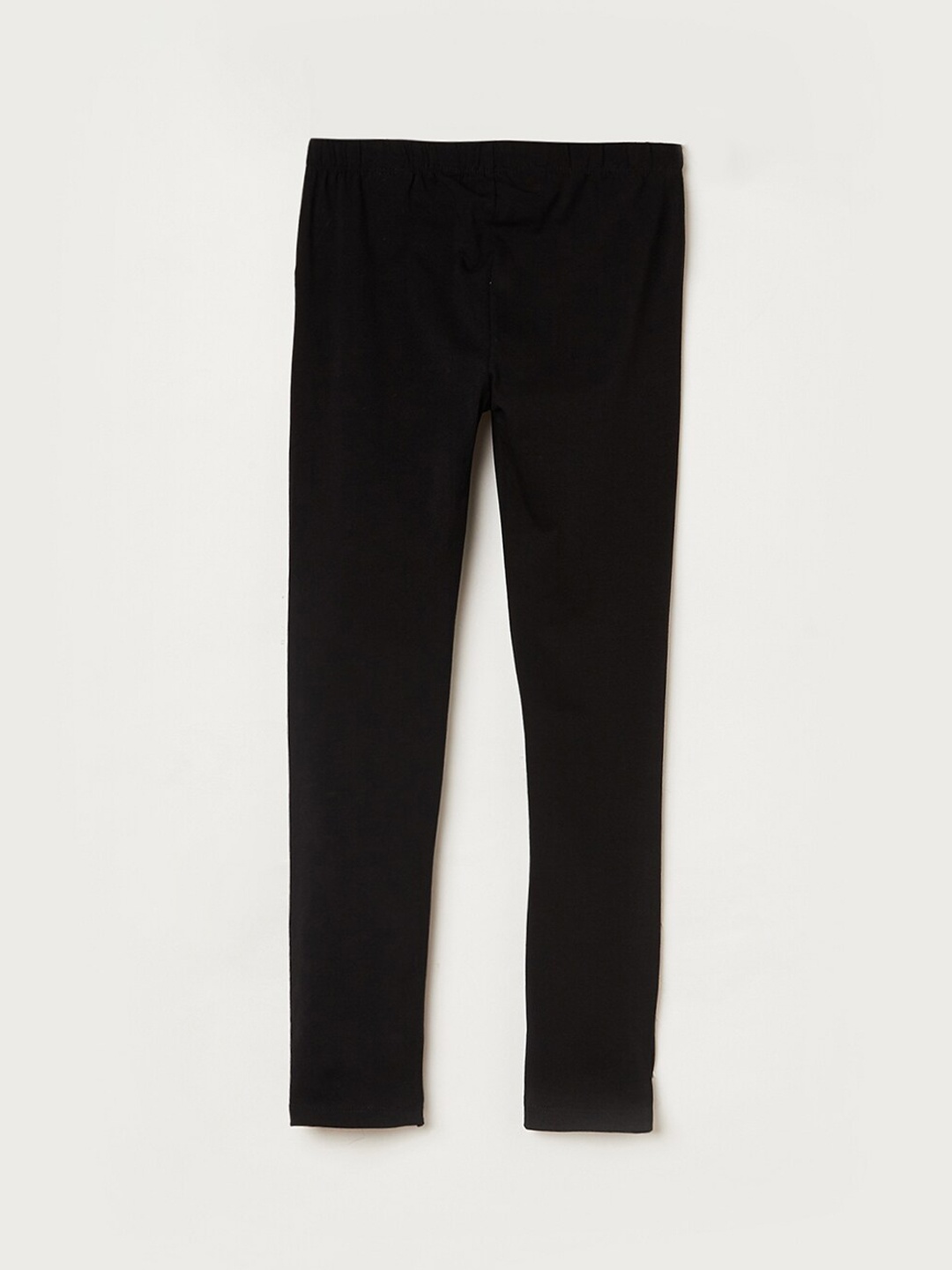 

Fame Forever by Lifestyle Girls Black Solid Ankle-Length Cotton Leggings