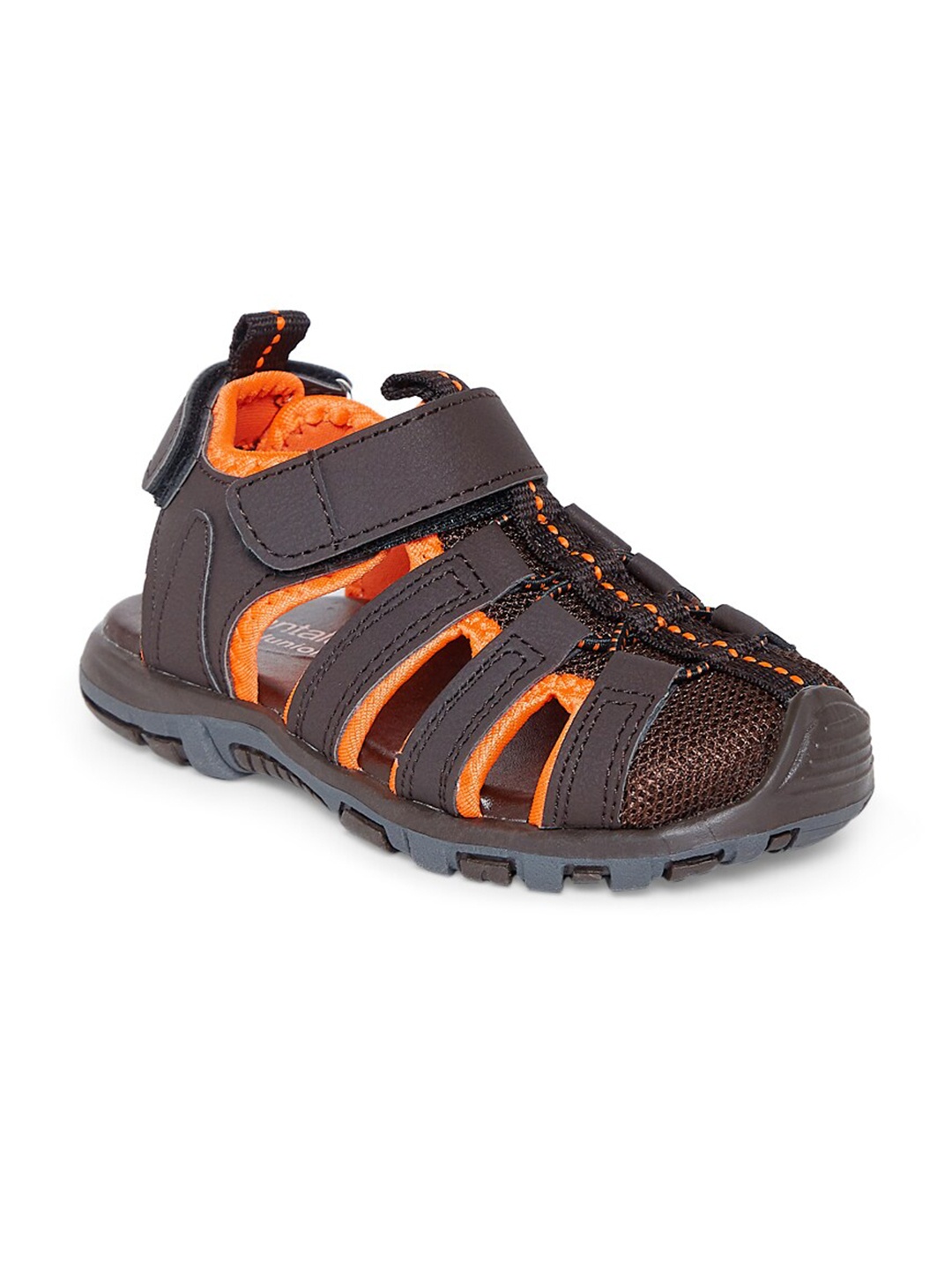 

Pantaloons Junior Boys Brown & Orange Comfort Sandals