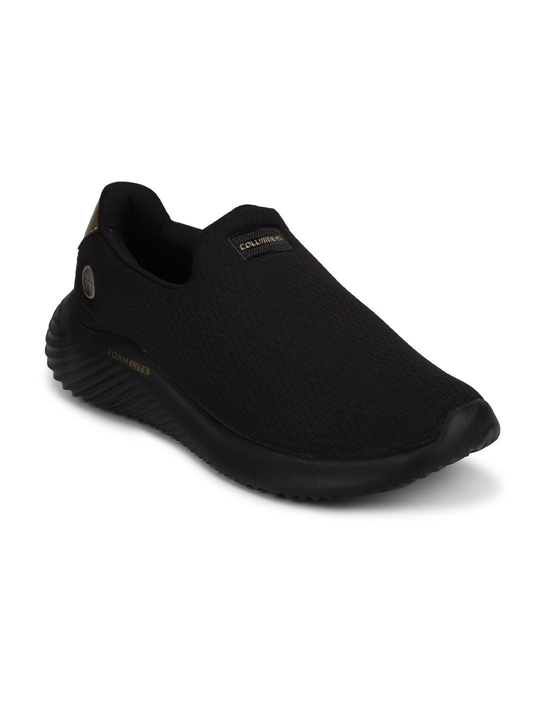 

Columbus Men Black Mesh Running Shoes