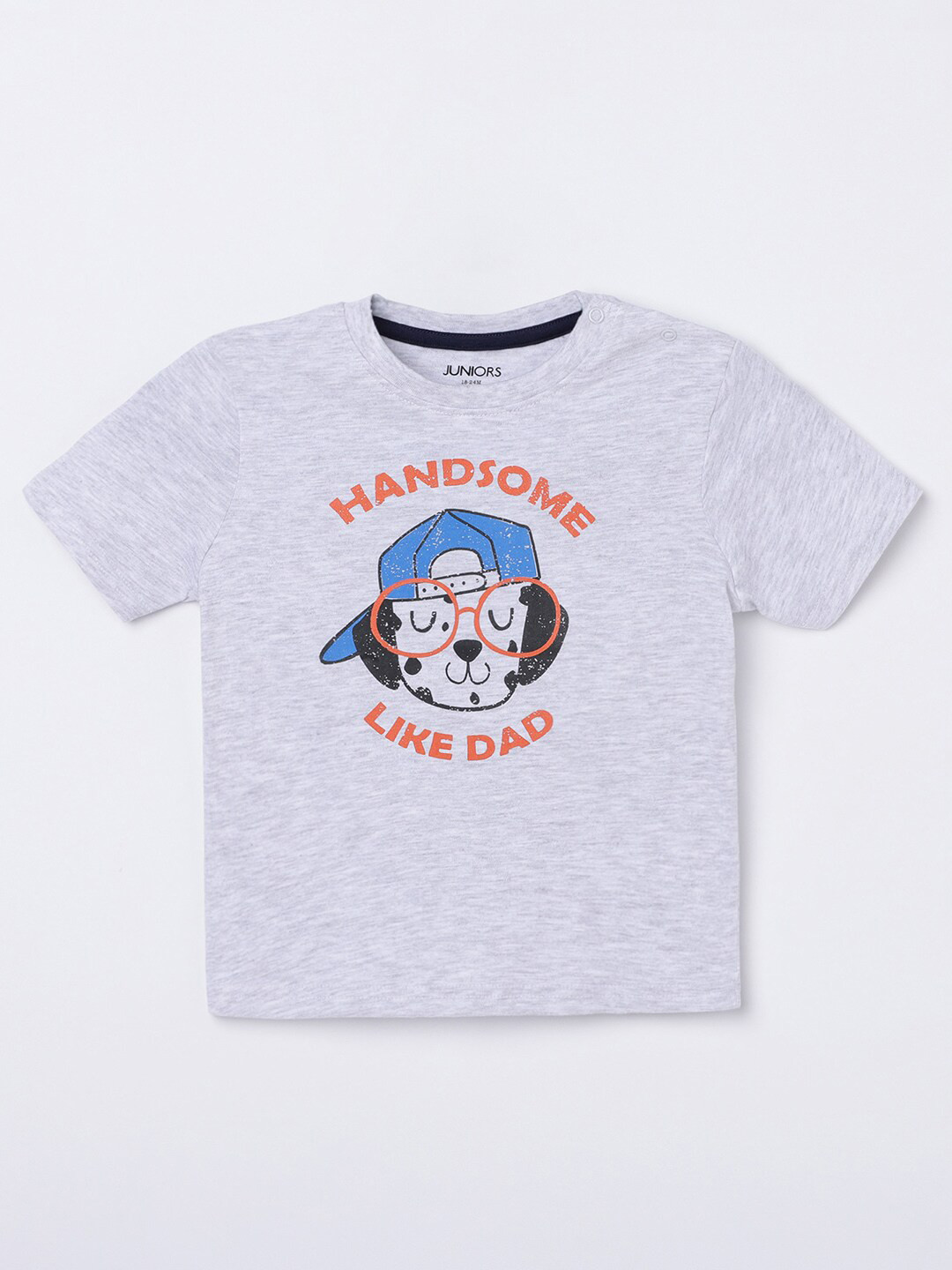 

Juniors by Lifestyle Boys Grey Printed T-shirt