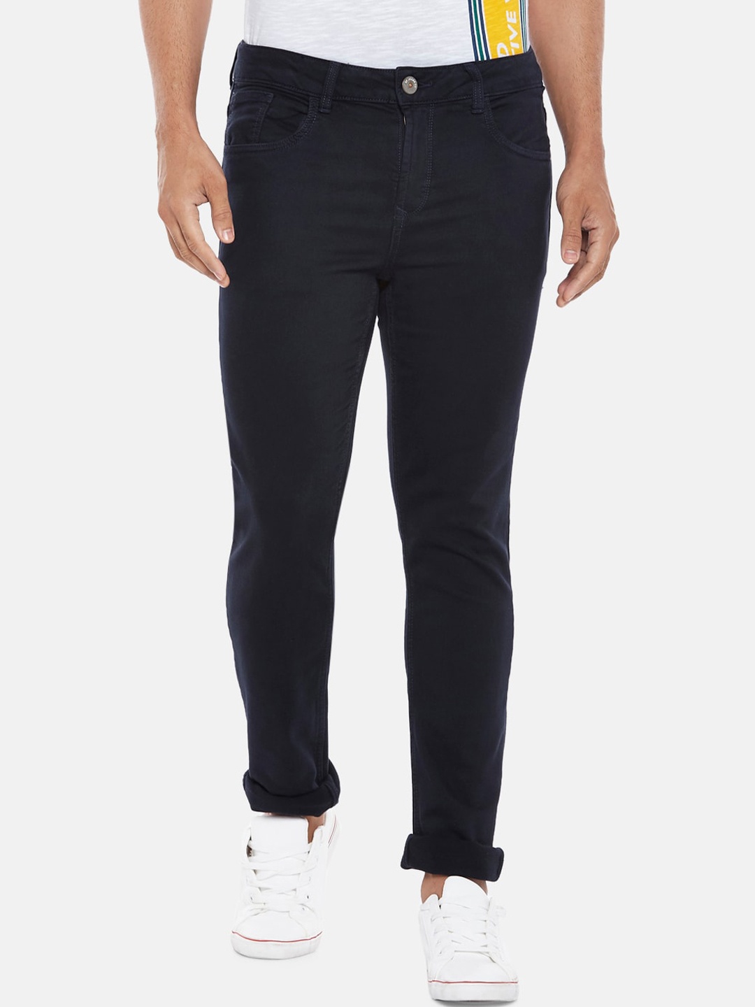 

SF JEANS by Pantaloons Men Blue Skinny Fit Low-Rise Jeans