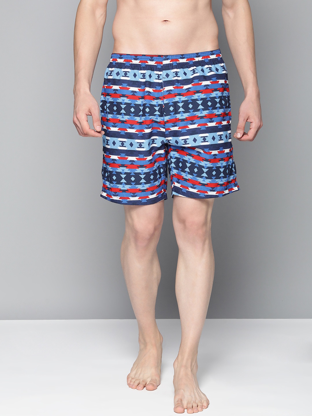 

Levis Men Assorted Blue Geometric Printed Boxers #023-BOXER SHORTS-CRPT/BLU-P1