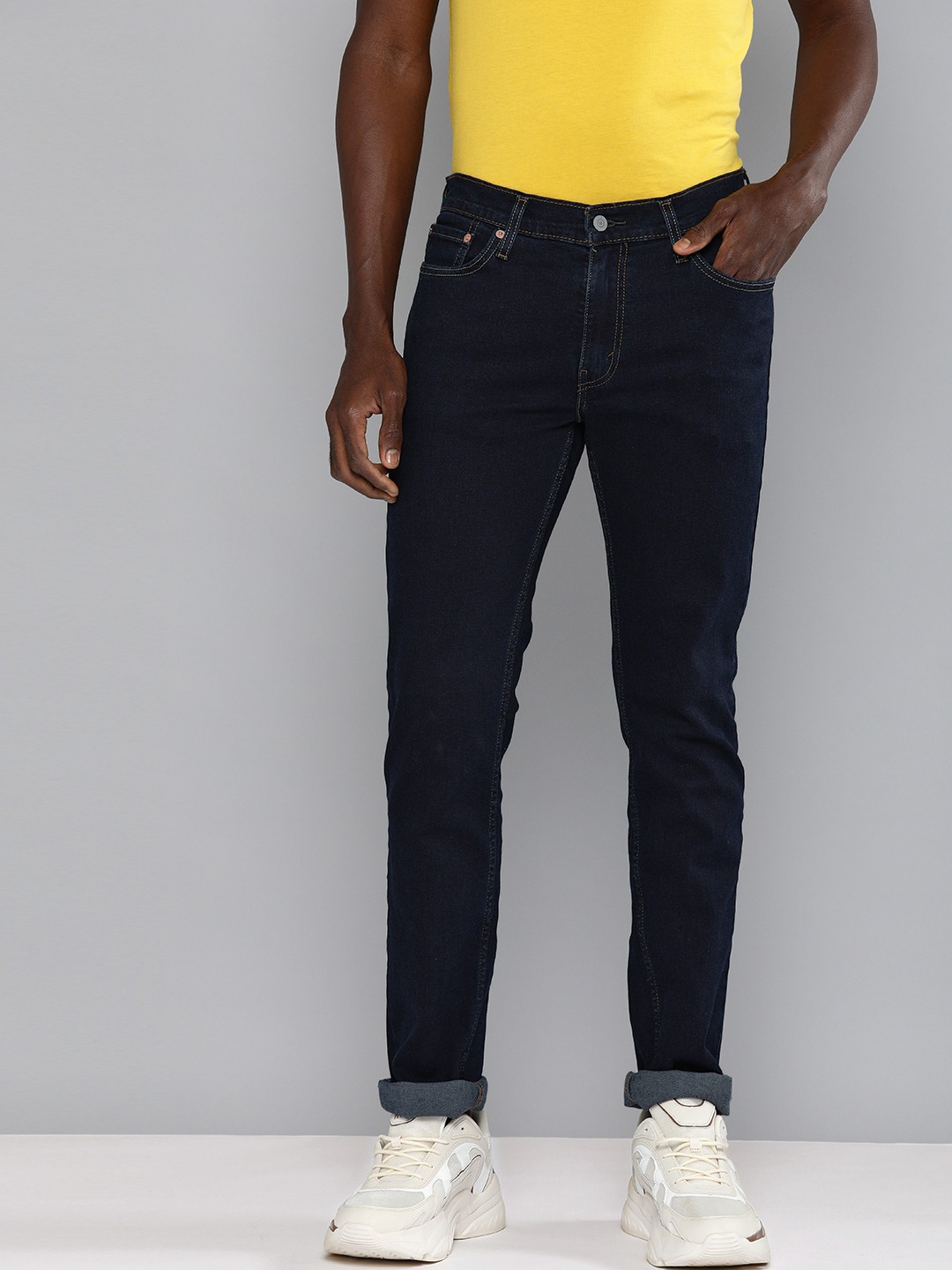 

Levis Men Blue 511 Slim Fit Low-Rise Stretchable Jeans