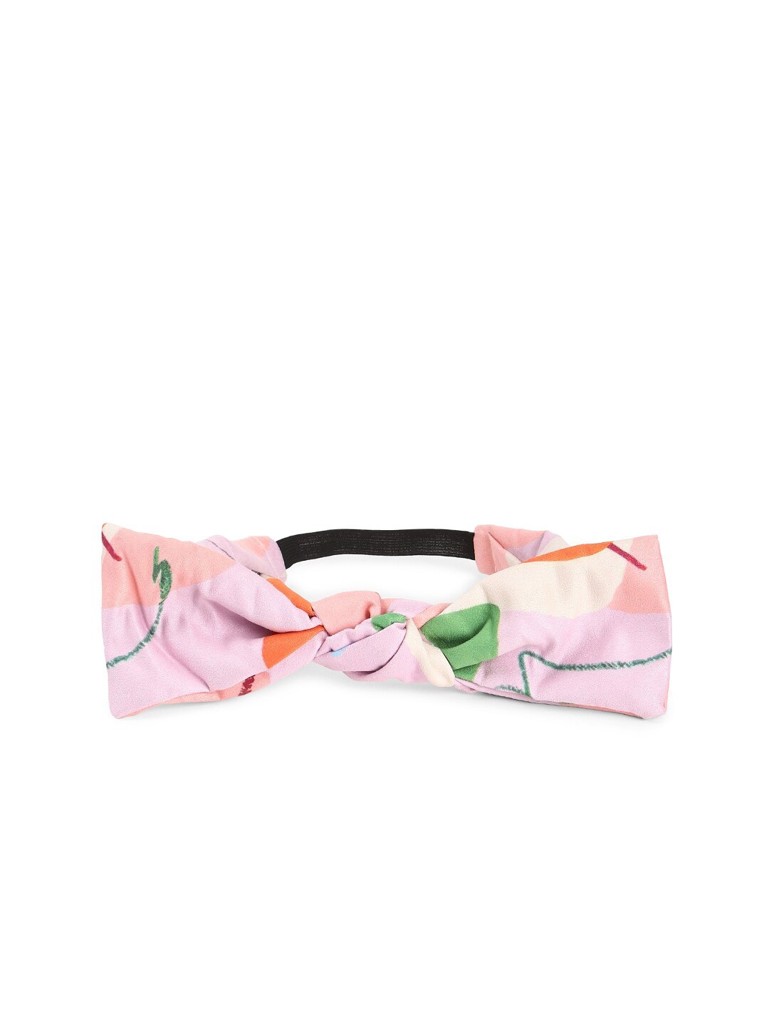 

FOREVER 21 Women Purple Print Bow Hairband