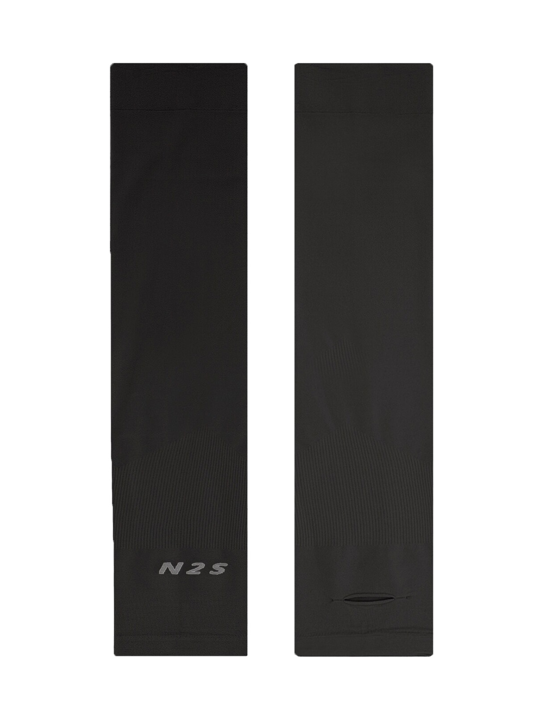 

N2S NEXT2SKIN Black Solid UV Protection Arm Sleeves Gloves