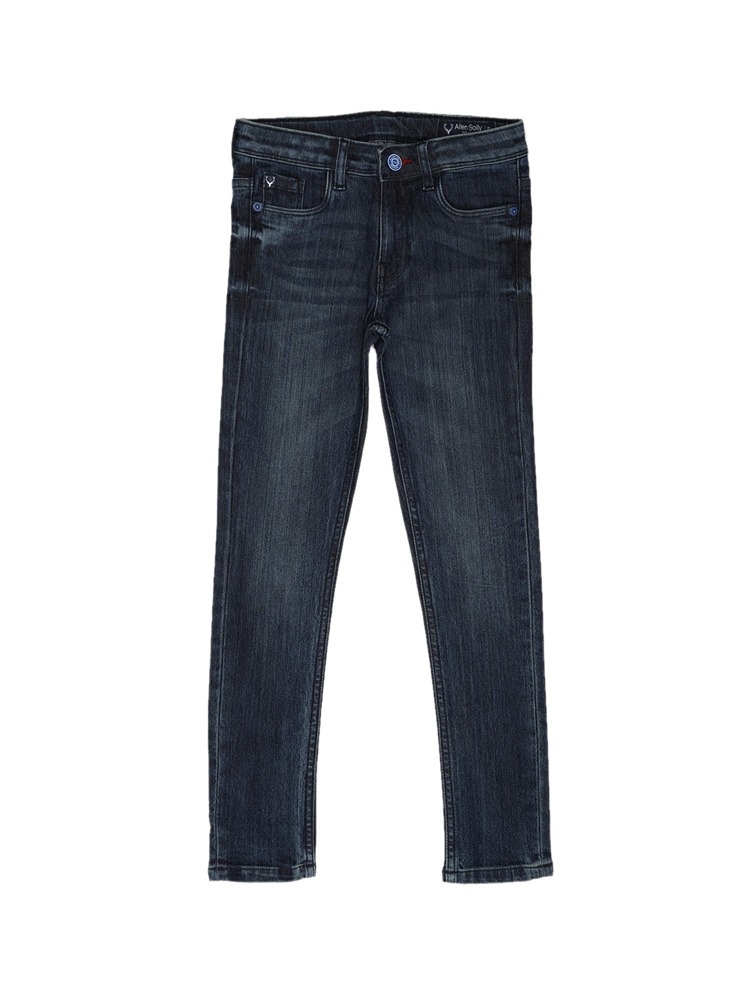 

Allen Solly Junior Boys Navy Blue Skinny Fit Light Fade Jeans