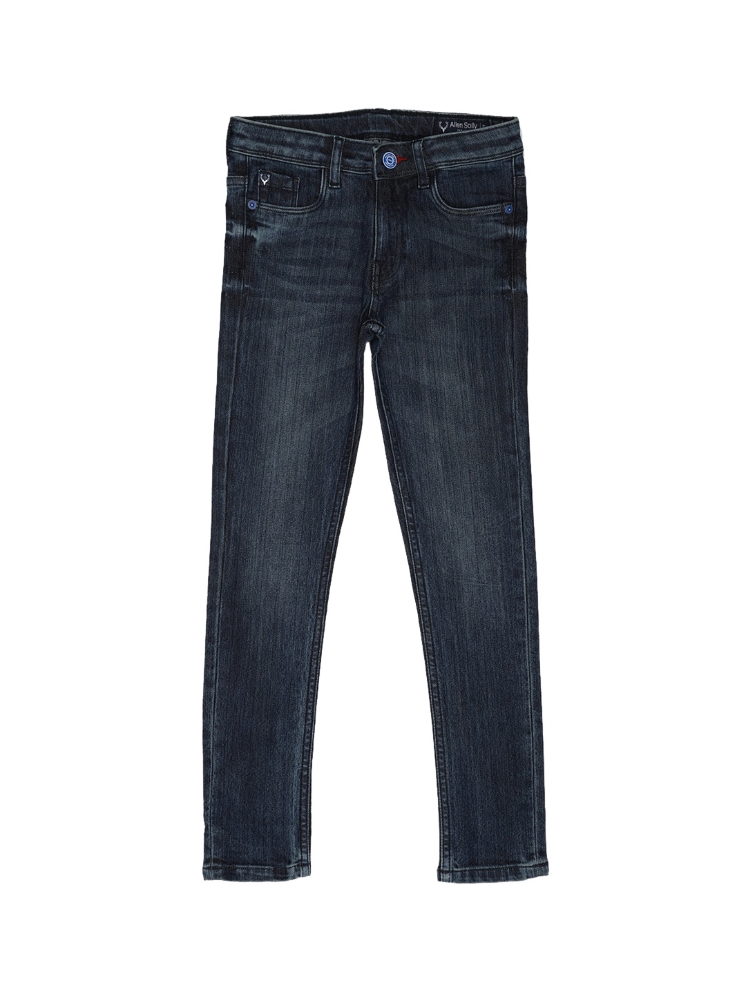 

Allen Solly Junior Boys Navy Blue Skinny Fit Light Fade Jeans