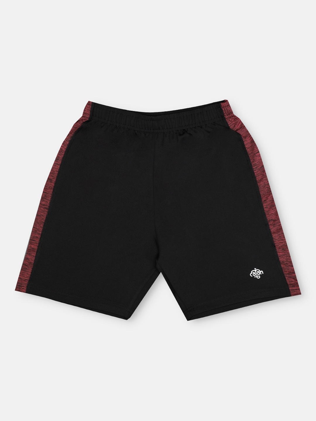 CHIMPRALA Boys Black Mid-Rise Regular Shorts