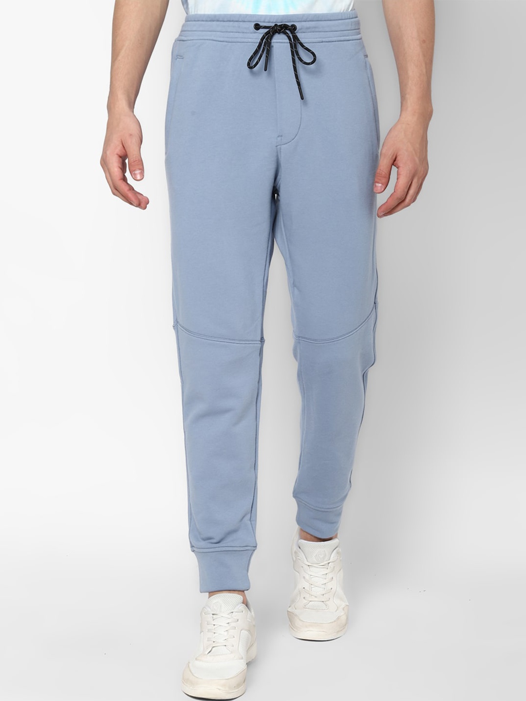 

AMERICAN EAGLE OUTFITTERS Men Blue Solid Straight -Fit Joggers