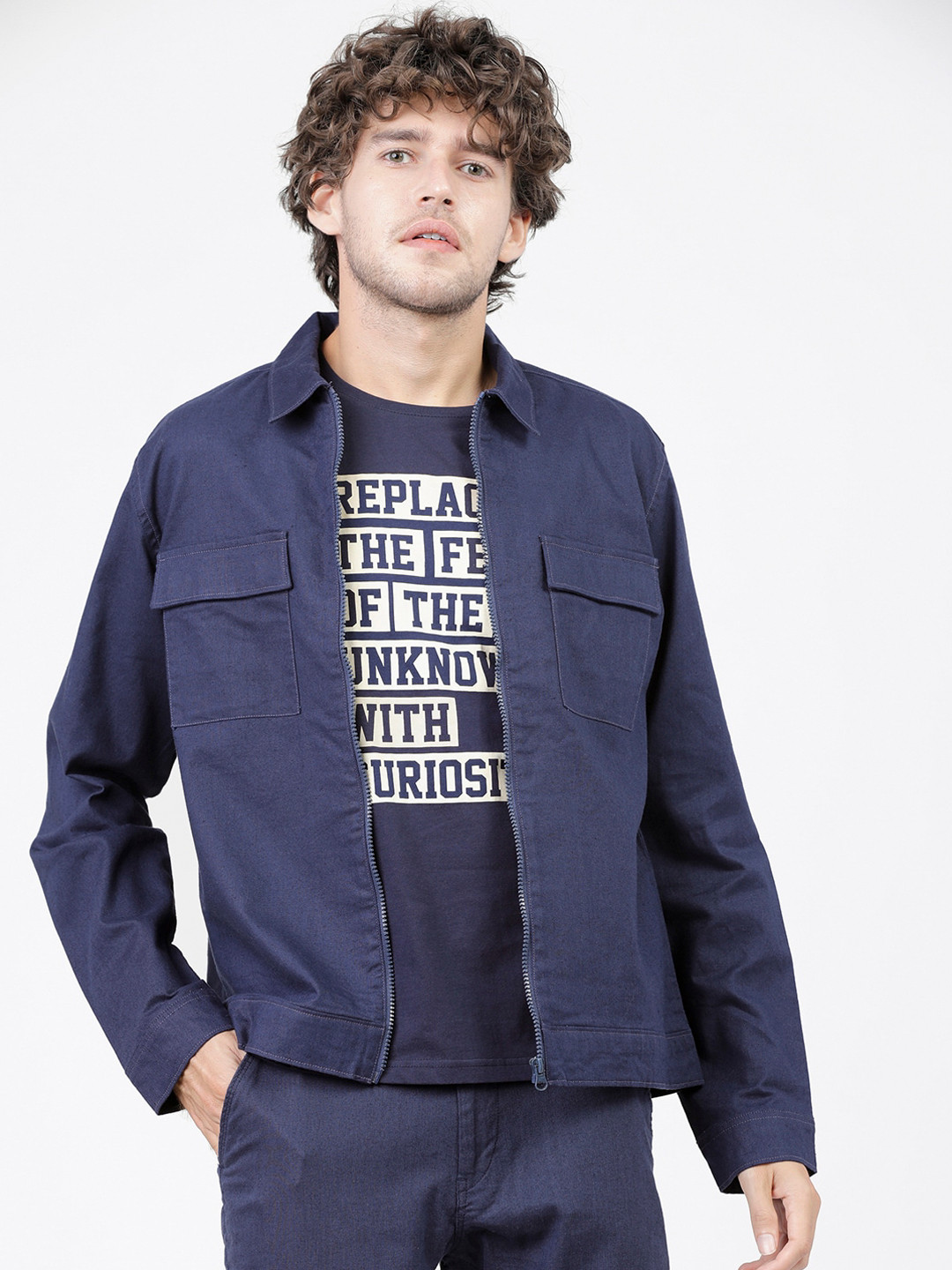 

HIGHLANDER Men Blue Tailored Jacket