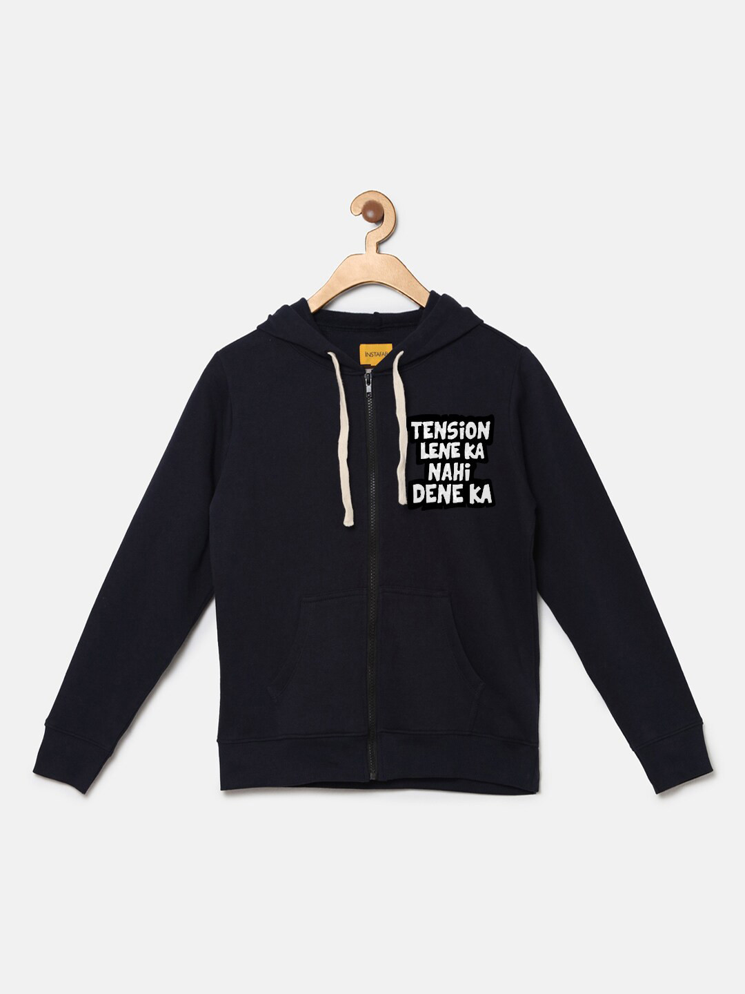 

Instafab Boys Blue Hooded Sweatshirt