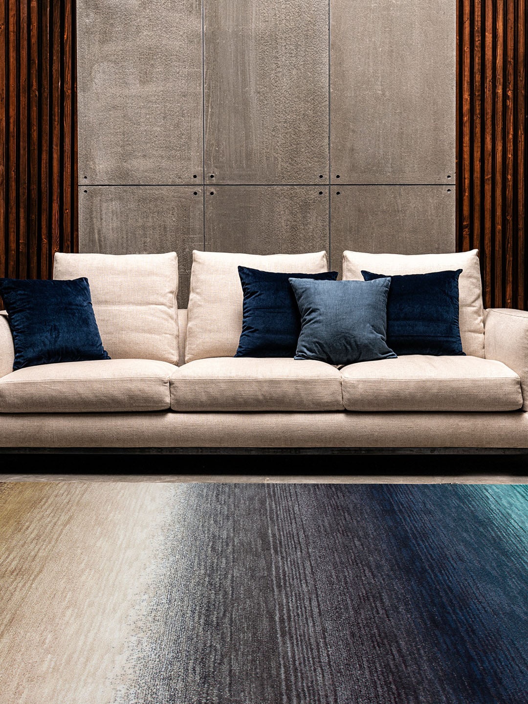 

DDecor Multicoloured Textured Carpet, Multi