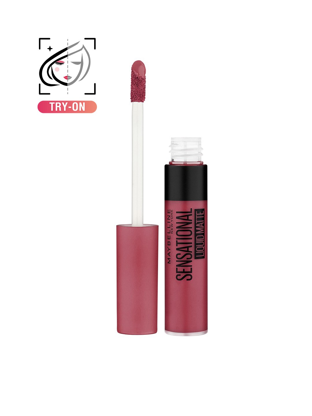 

Maybelline Sensational Liquid Matte Lipstick - 23 Untamed Rose, Pink