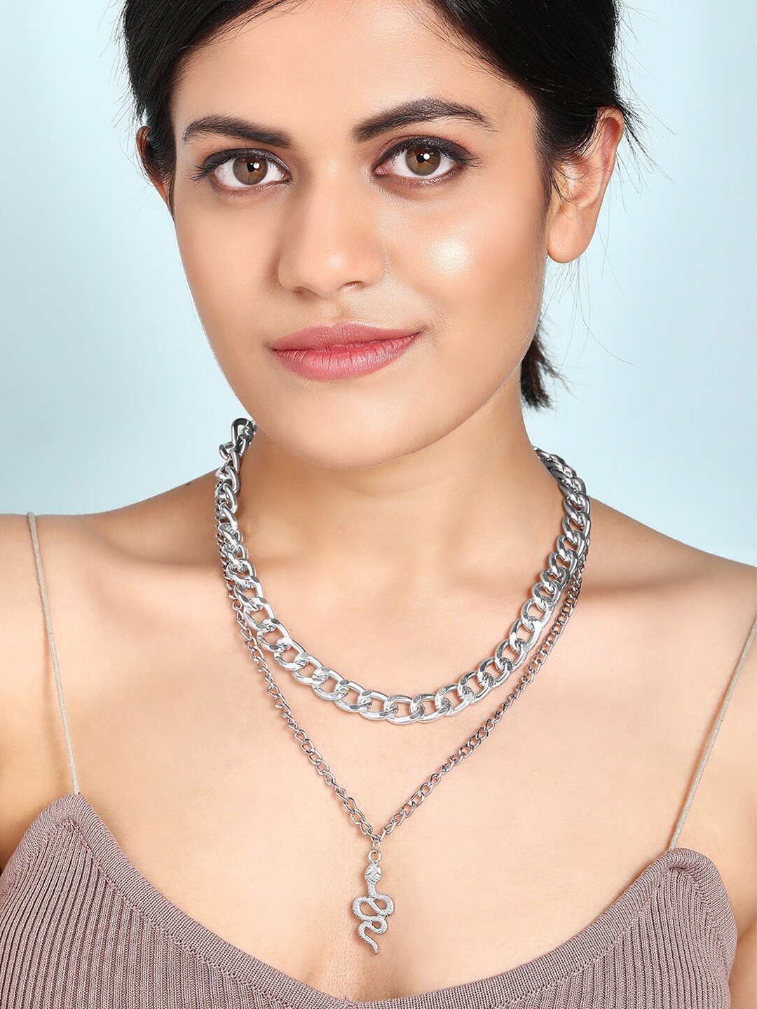 

TOKYO TALKIES X rubans FASHION ACCESSORIES Silver-Plated Handcrafted Chain