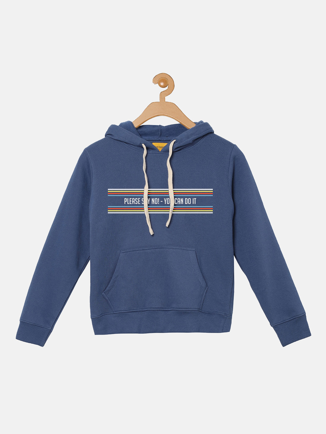 

Instafab Boys Blue Hooded Sweatshirt