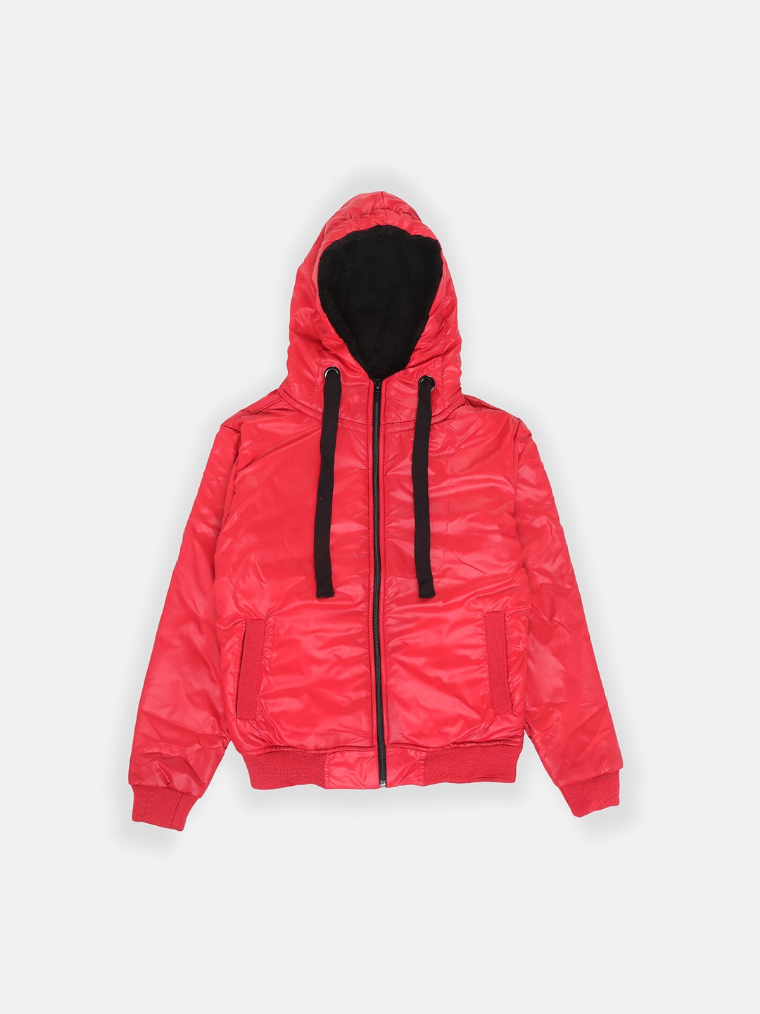 

Instafab Boys Red Windcheater Bomber Jacket