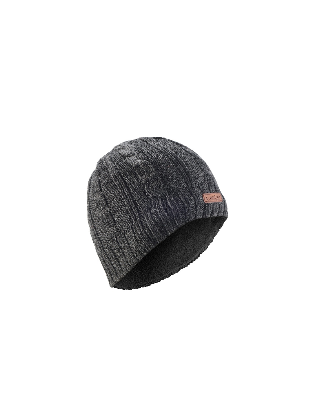 

WEDZE By Decathlon Unisex Grey Solid Beanie