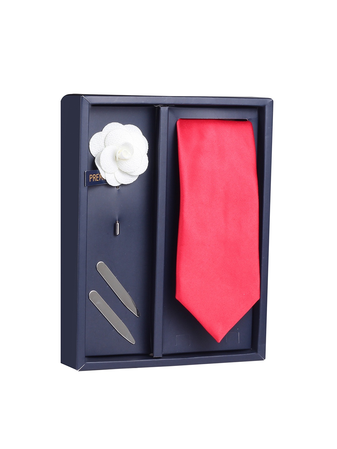 

PELUCHE Men Red Solid Broad Tie