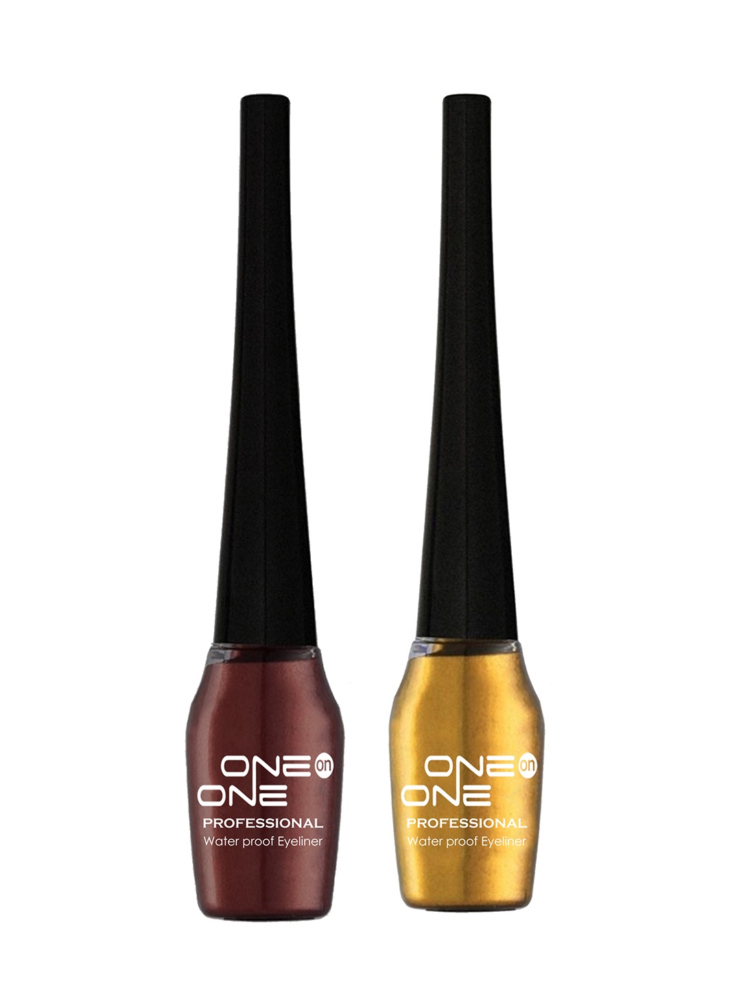 

ONE on ONE Set of 2 Professional Waterproof Liquid Eyeliner, Brown