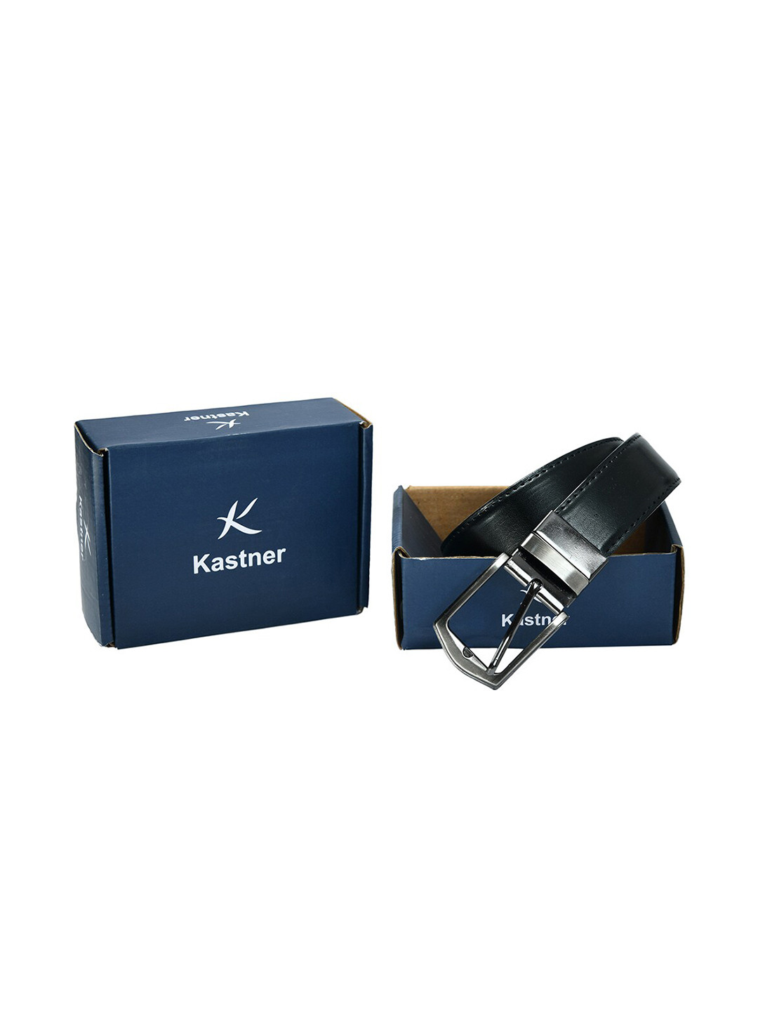 

Kastner Men Black Textured Reversible Formal Belt