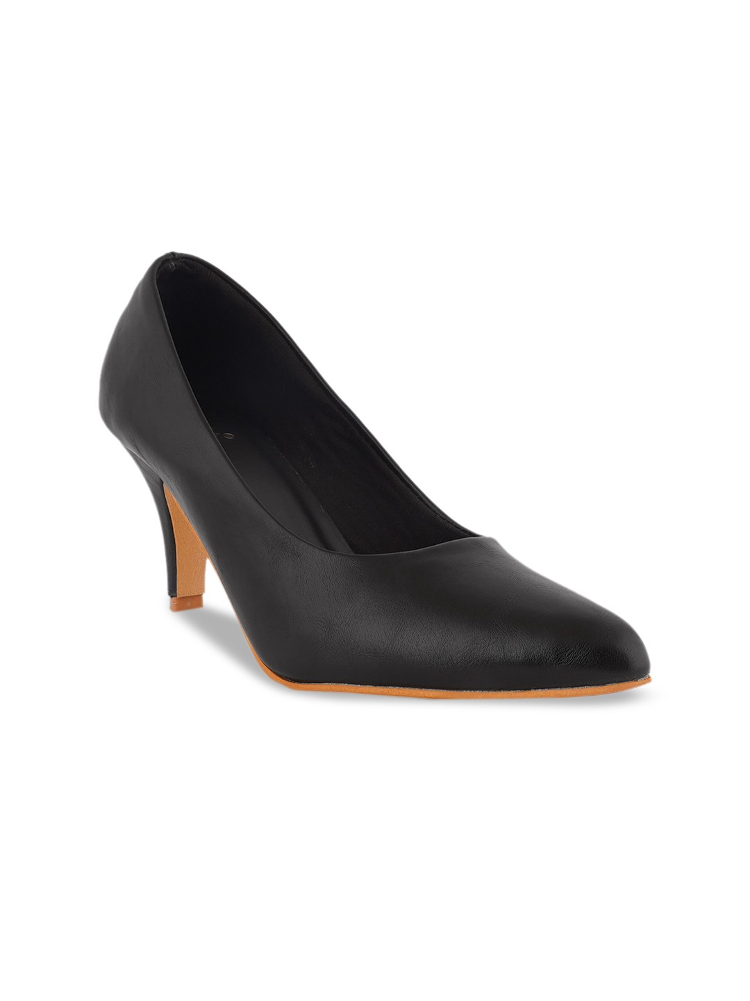 

SCENTRA Woman Solid Black Pumps