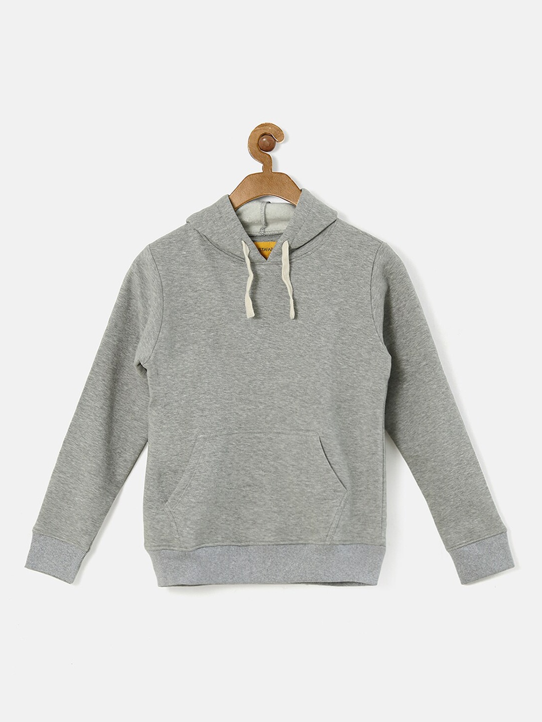

Instafab Boys Grey Hooded Sweatshirt