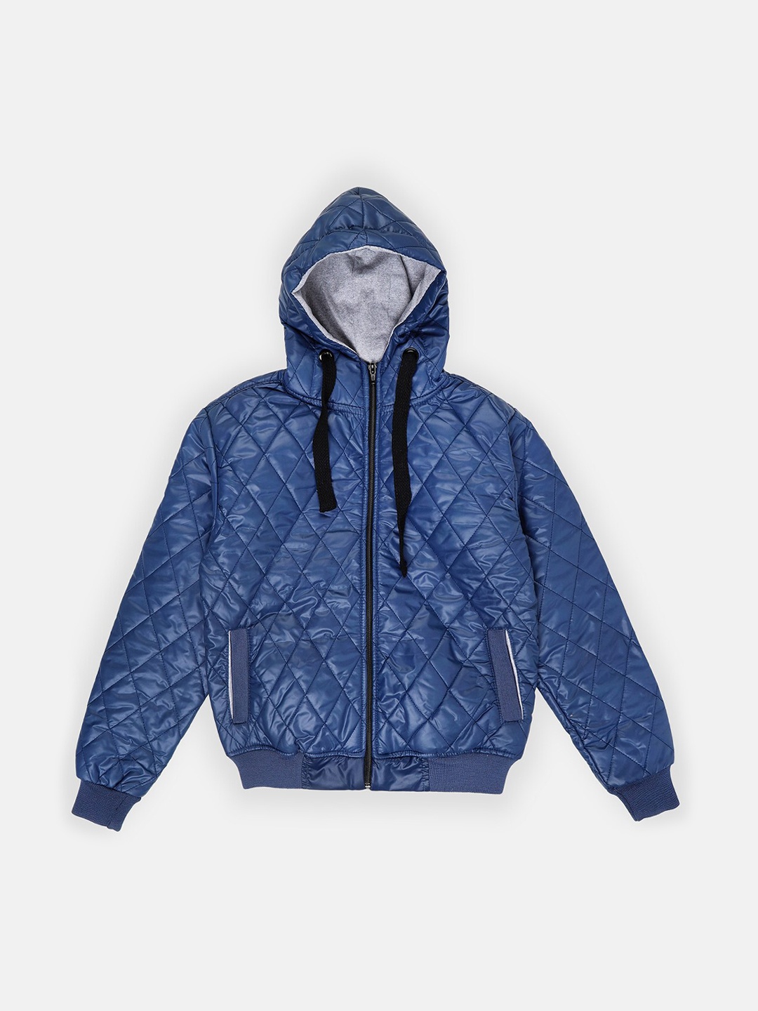 

Instafab Boys Blue Checked Windcheater Bomber Jacket