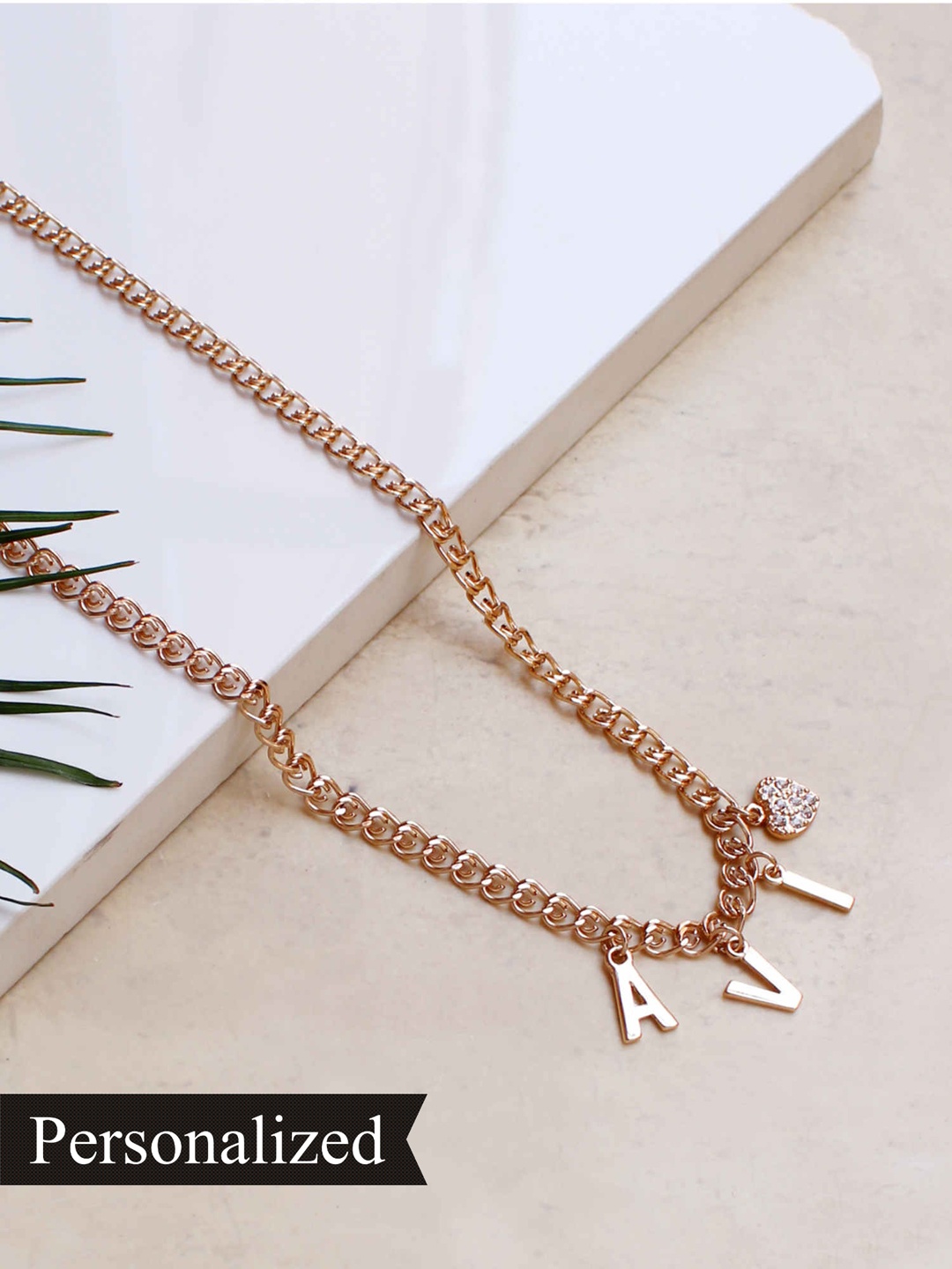 

Runway Ritual Gold-Toned & Gold-Plated Adjustable Name Necklace