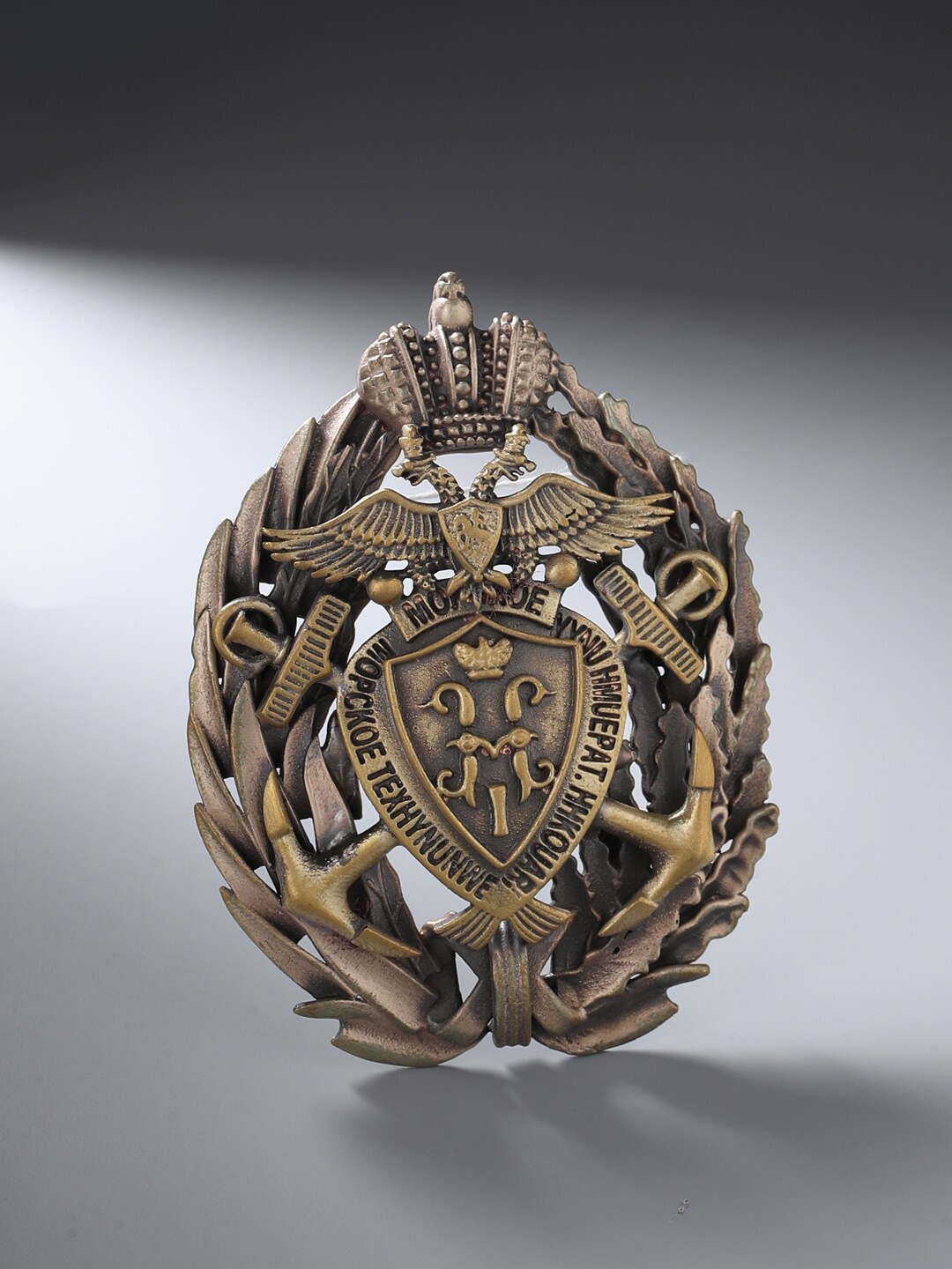 

COSA NOSTRAA Men Antique Gold-Toned The Musahi Brooch