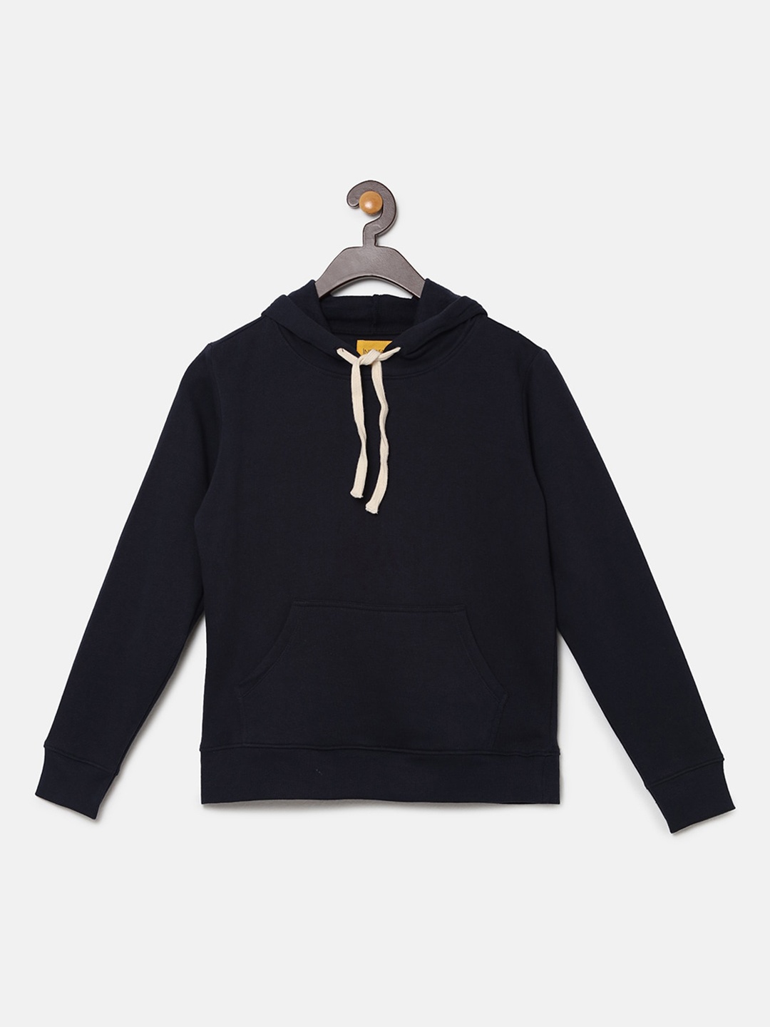 

Instafab Boys Black Hooded Sweatshirt