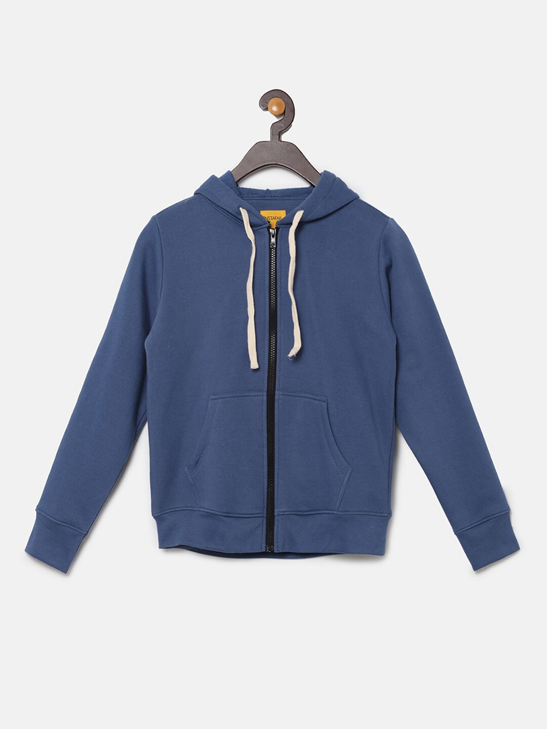 

Instafab Boys Blue Hooded Sweatshirt