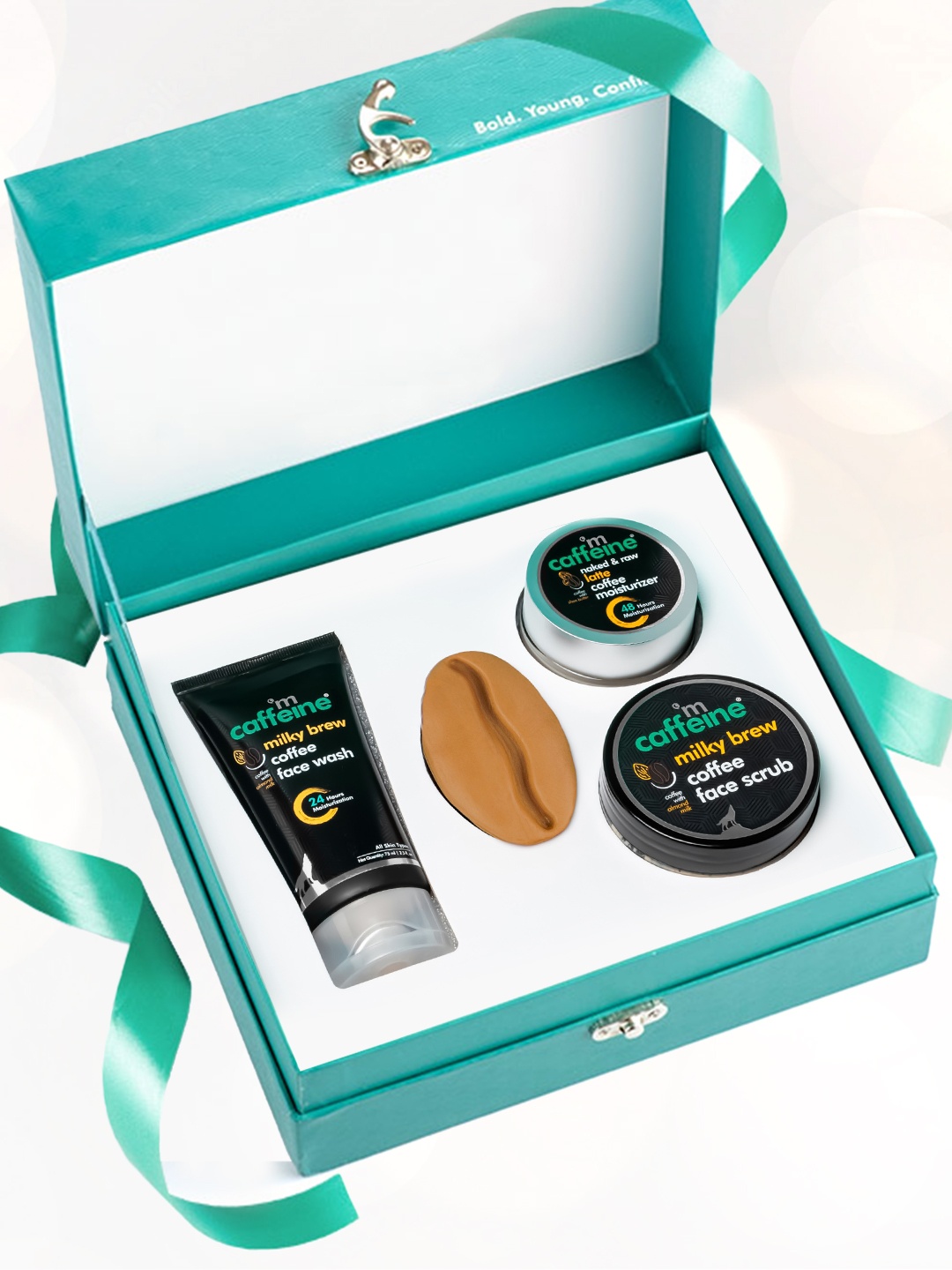 

MCaffeine Milky Brew Coffee Skin Care Gift Kit, Black